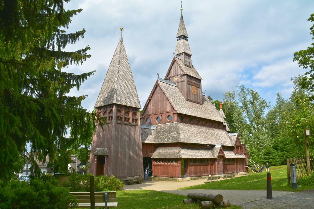 Вилла Ferienblockhaus Auerhahn & Luchs Гослар Экстерьер фото